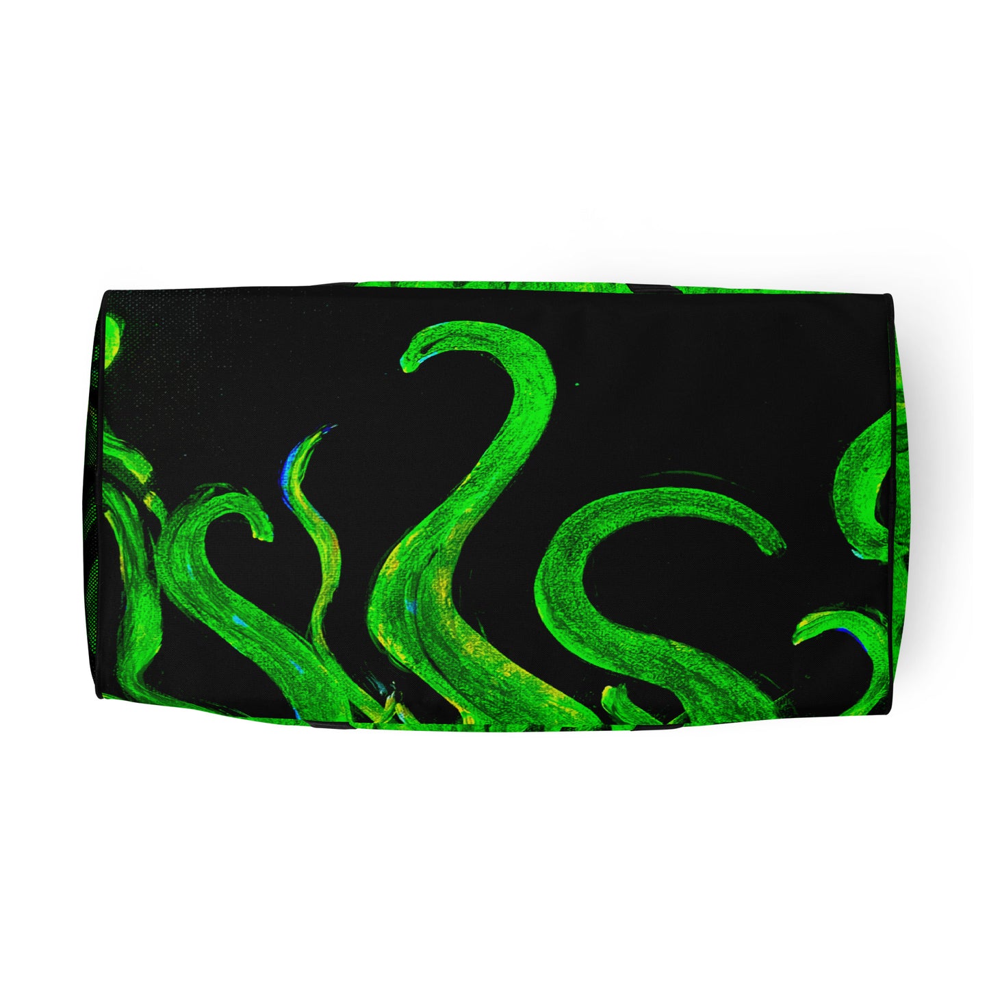 Breathe Green Print Duffle Bag