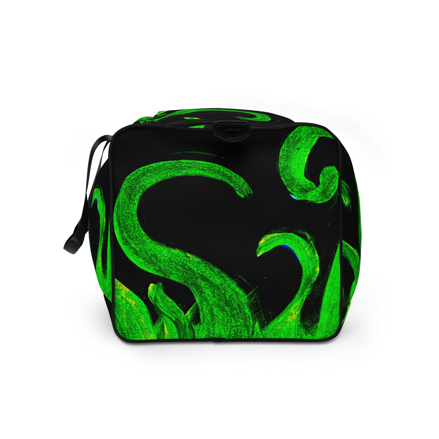 Breathe Green Print Duffle Bag
