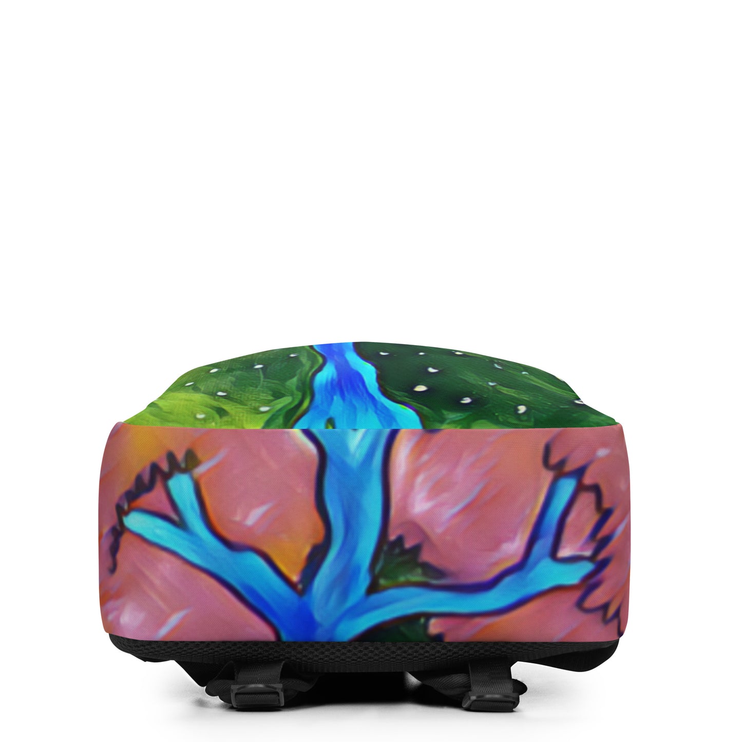 Blossom Print Minimalist Backpack