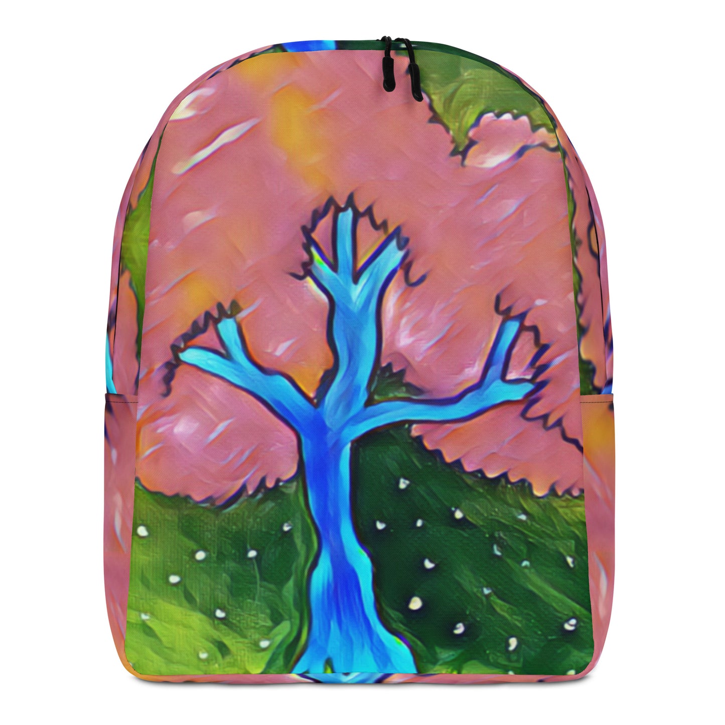 Blossom Print Minimalist Backpack