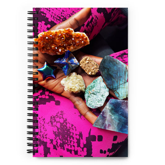 Gems in Hand Spiral notebook