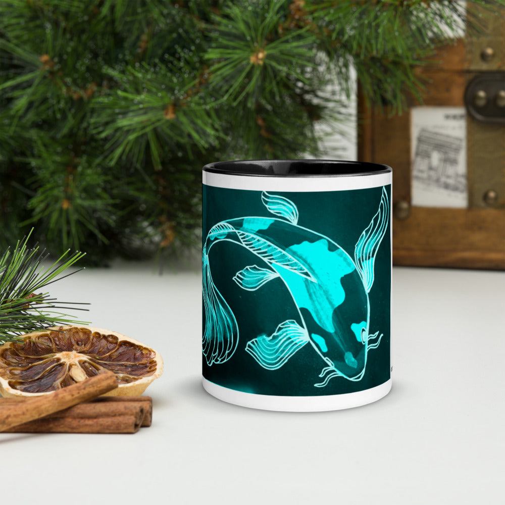 Koi Fish Glow Fish Mug