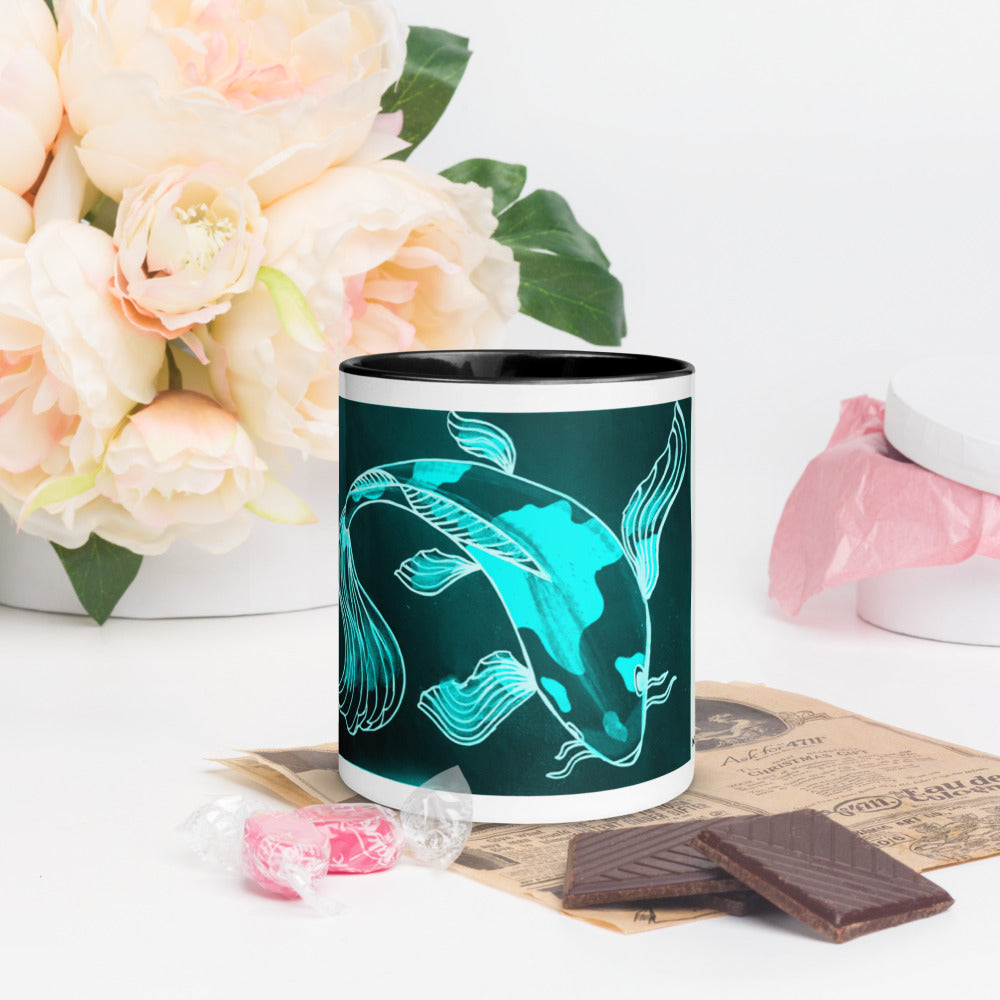 Koi Fish Glow Fish Mug