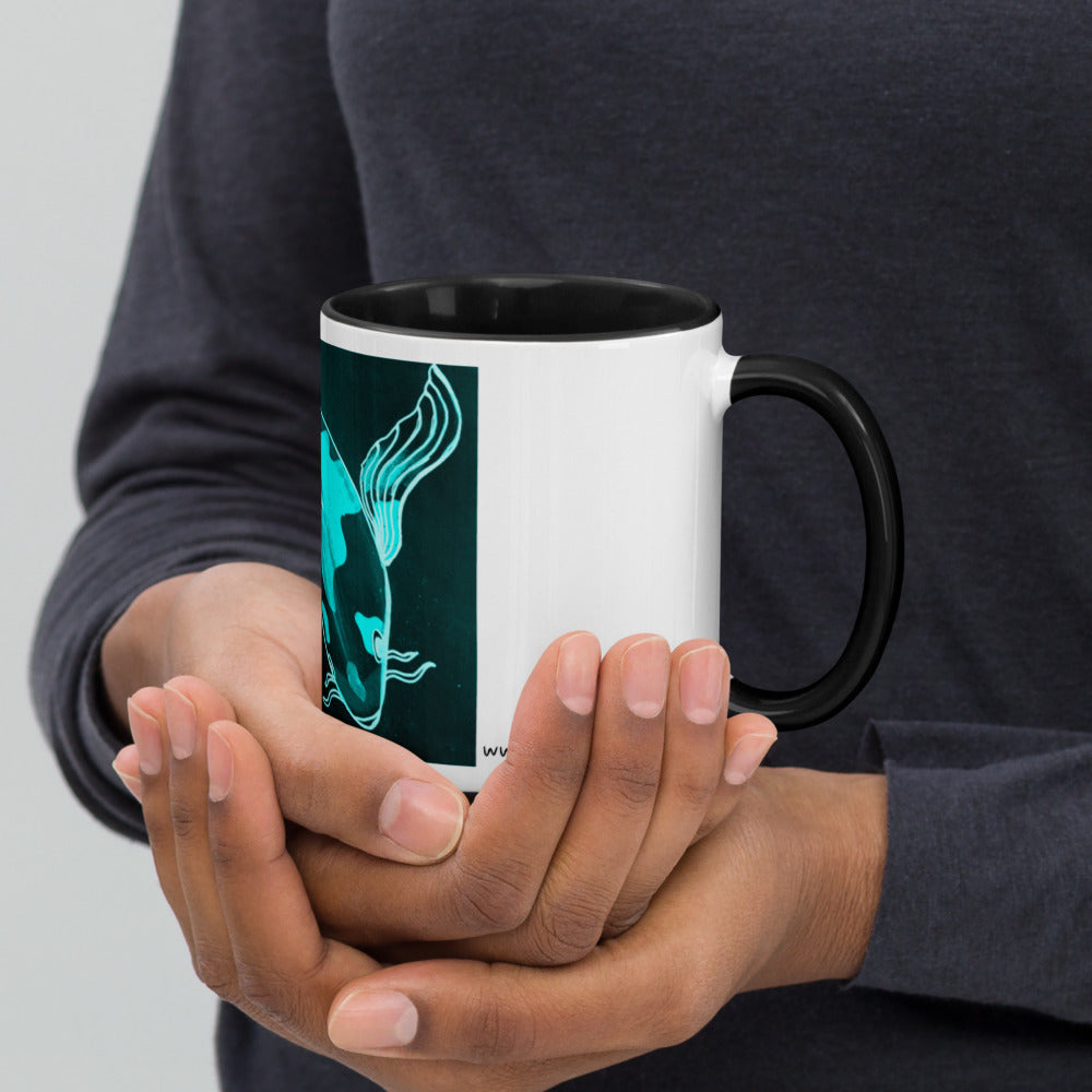 Koi Fish Glow Fish Mug