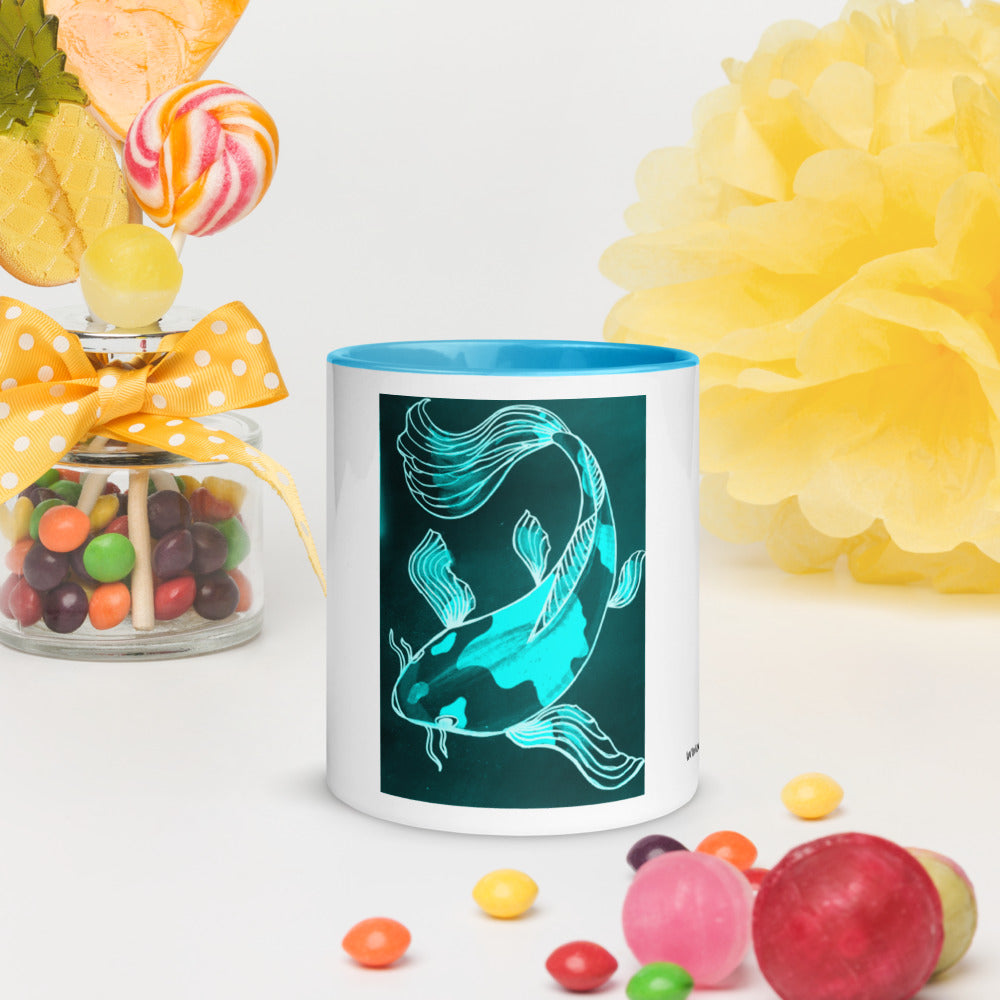 Koi Fish Glow Fish Mug