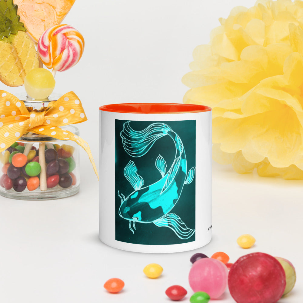 Koi Fish Glow Fish Mug
