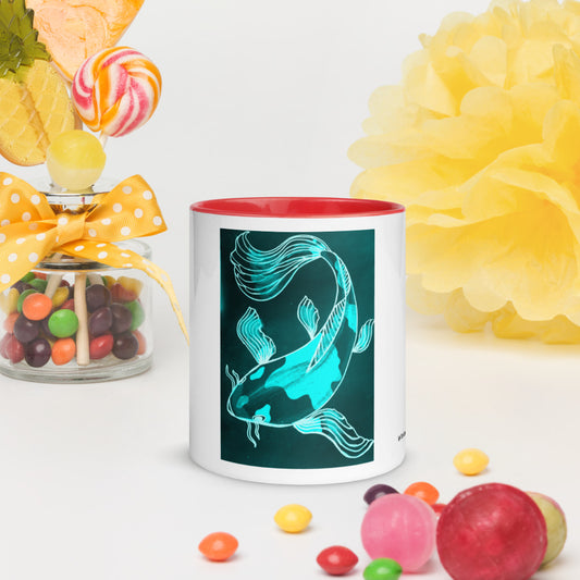 Koi Fish Glow Fish Mug