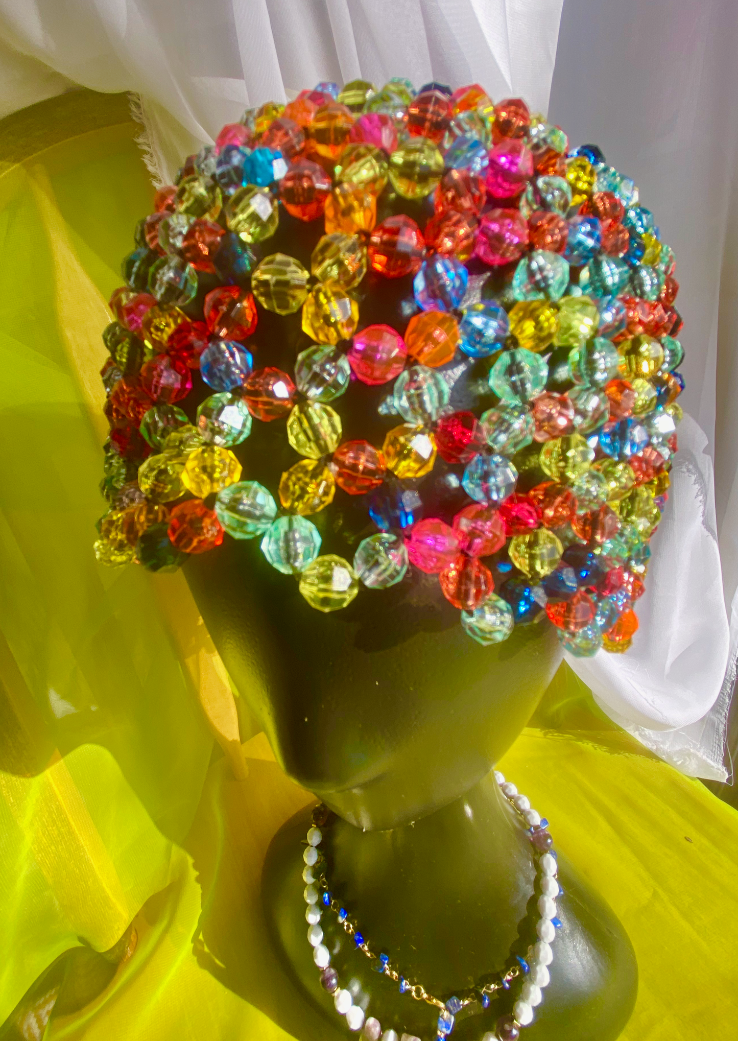 Colorful Swarovski Crystal Headpiece 🌈