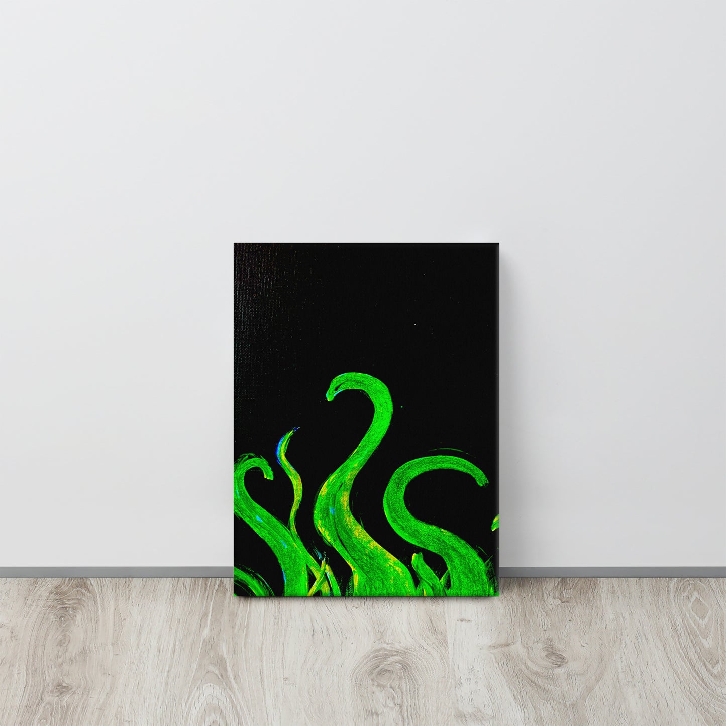 Breathe Green Print 🦎 Canvas