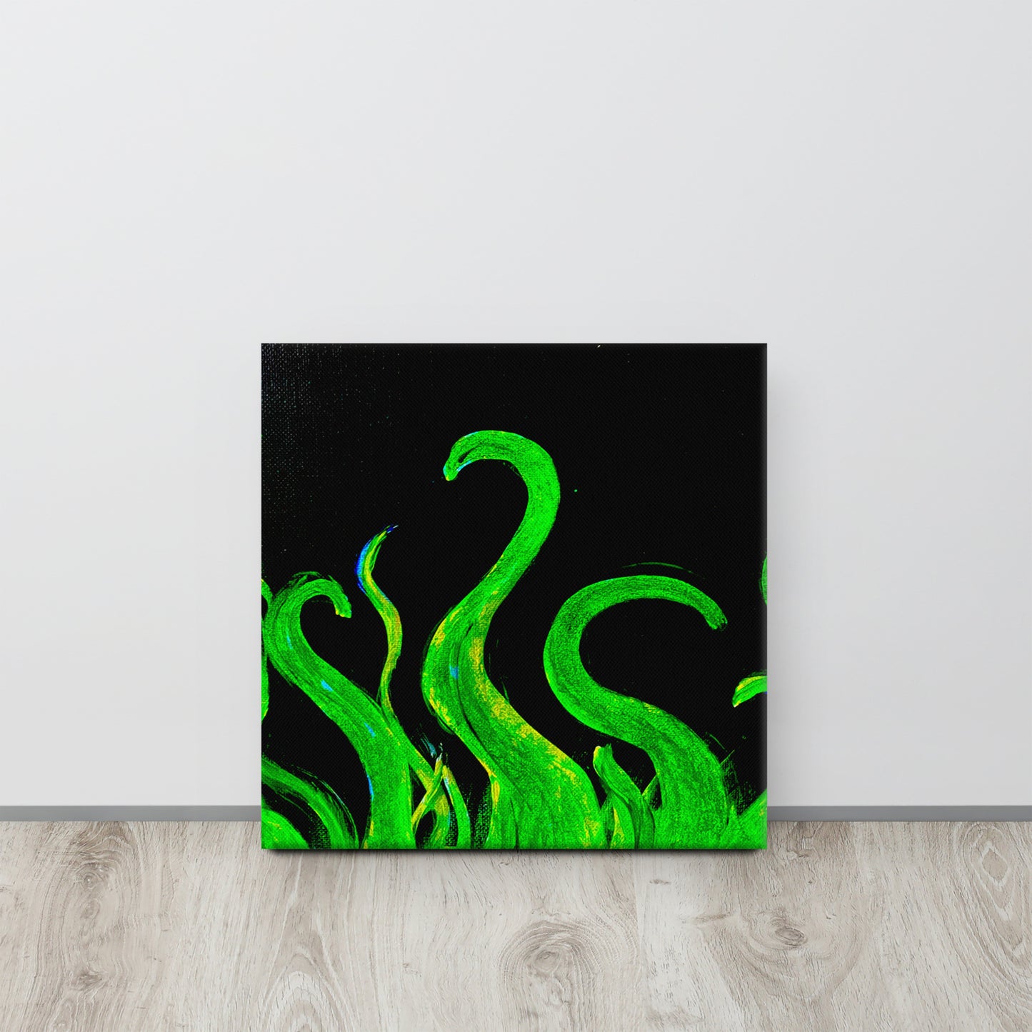 Breathe Green Print 🦎 Canvas