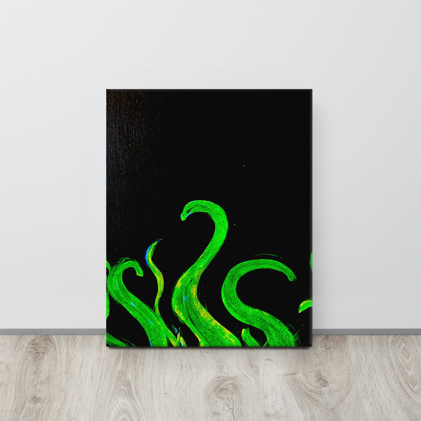 Breathe Green Print 🦎 Canvas