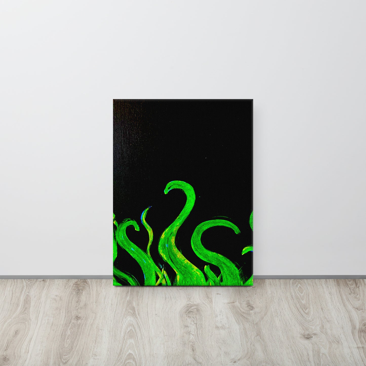 Breathe Green Print 🦎 Canvas