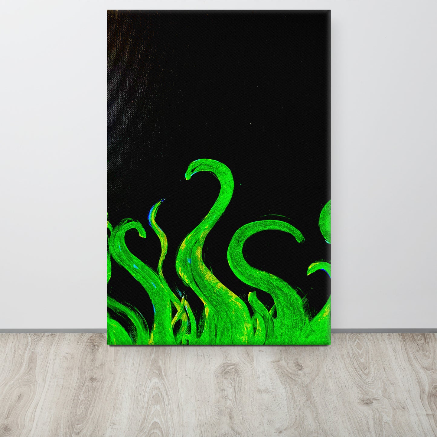 Breathe Green Print 🦎 Canvas