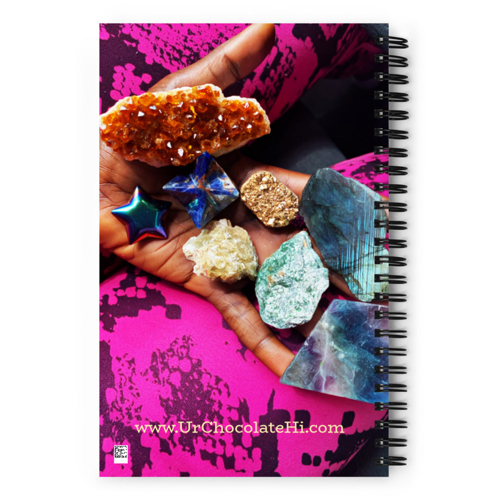 Gems in Hand Spiral notebook