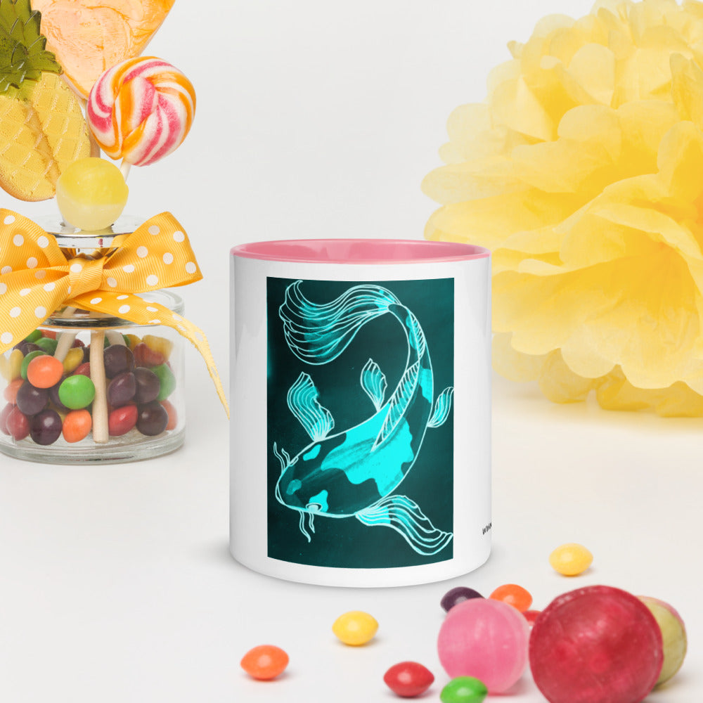 Koi Fish Glow Fish Mug